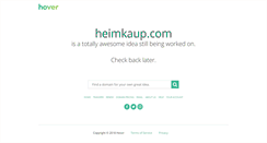 Desktop Screenshot of heimkaup.com